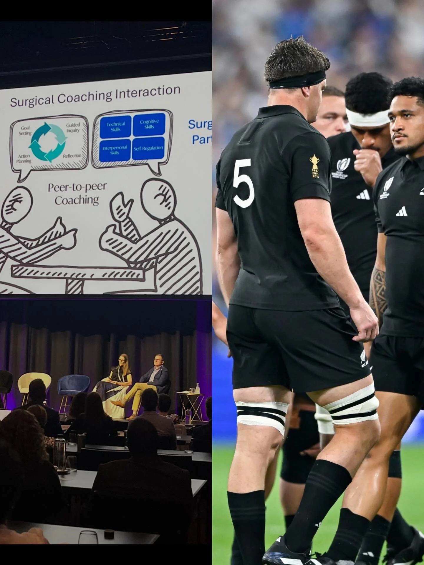 Inspirational talk by @drcaraking. If the All Blacks have a coach why shouldn&rsquo;t surgeons? On the hunt for my own coach but also looking forward to joining the Academy for Surgical coaching to become a coach. Stay tuned ! #surgicalcoaching #surg