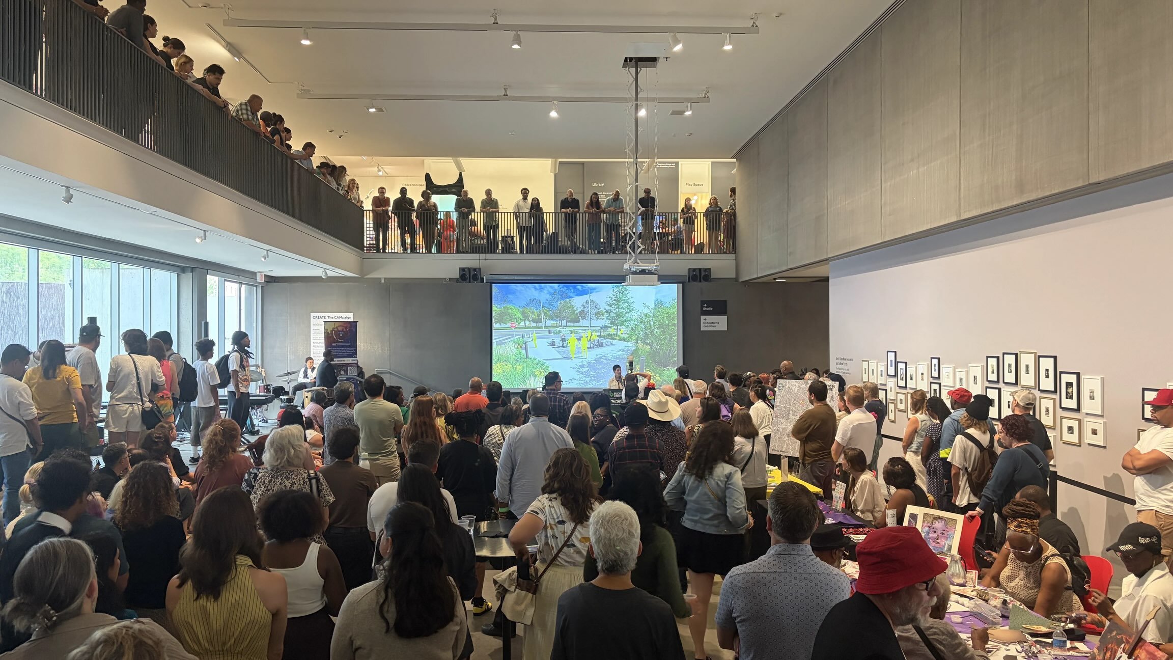 Big turnout for the @greatriversstl Art Party at @camstl last night.  This was a celebration of the value Art adds to our public realm and all of the incredible partners and community that makes #STL great - this energy is what will make the Bricklin