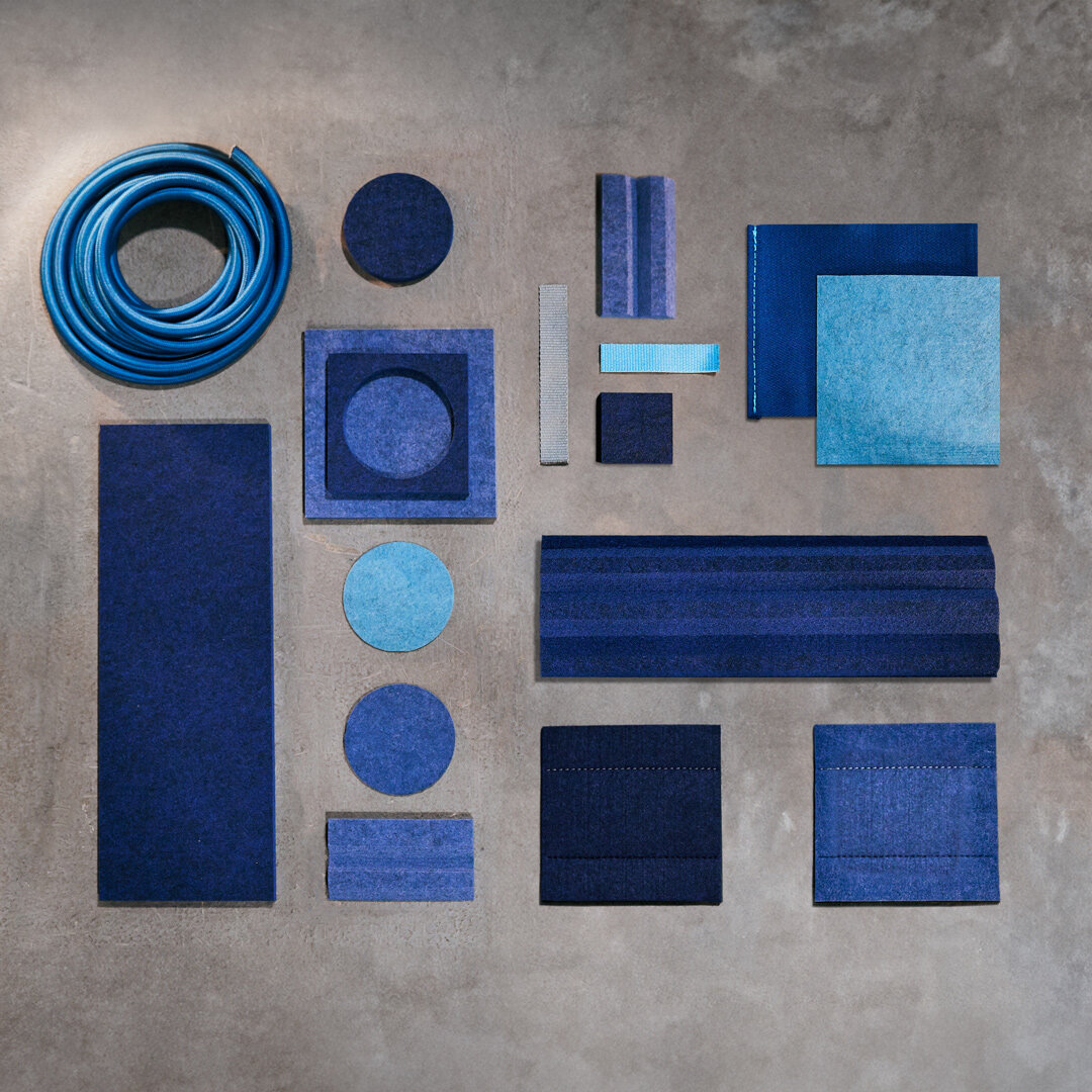 Infuse your project with the timeless elegance of Sabin's cerulean blue hues. From sleek trim to intricate cords and saturated felt products, our versatile range of finish options seamlessly merges tradition with innovation, adding sophistication and