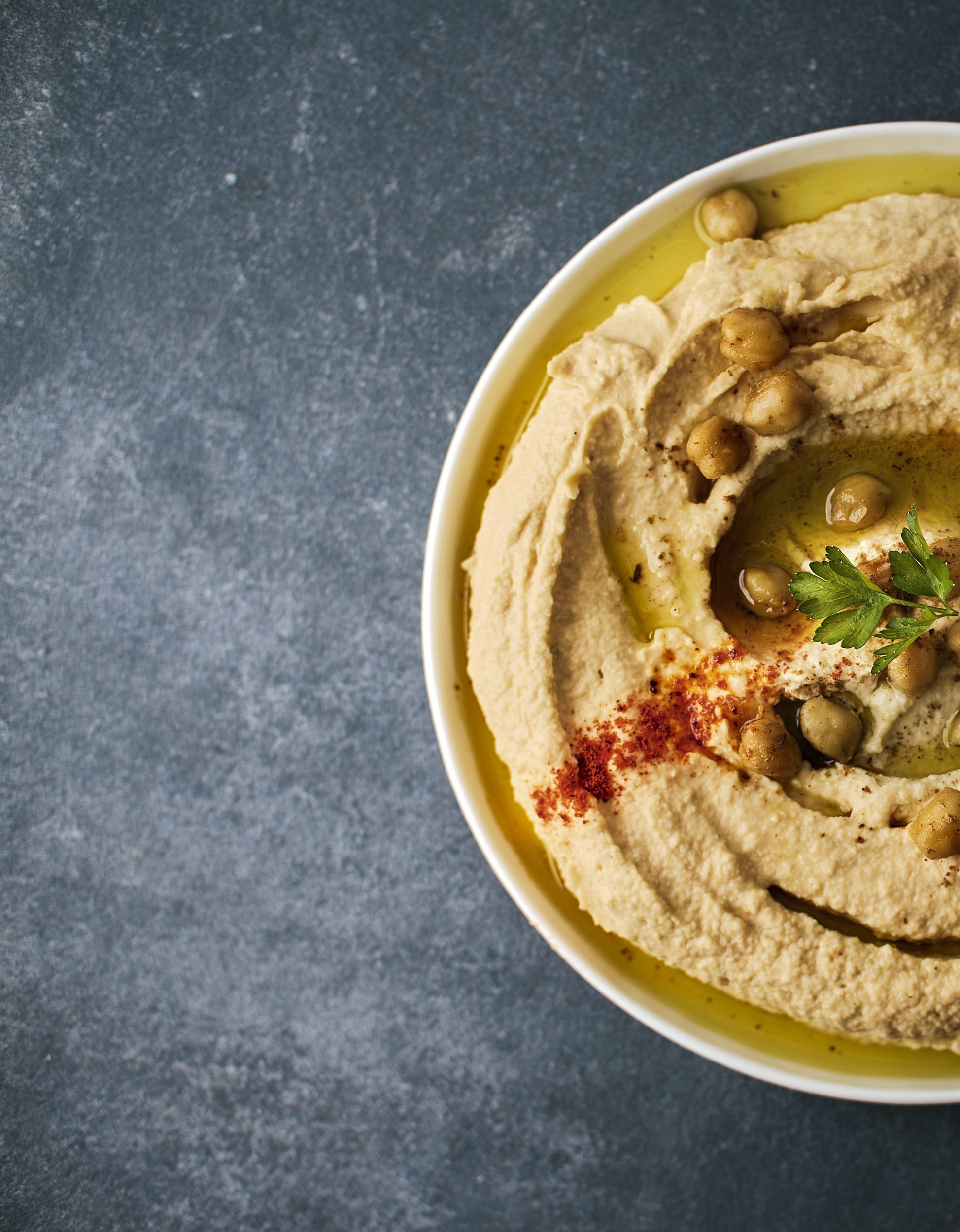 A Hearty & Robust Cilantro Lime Hummus