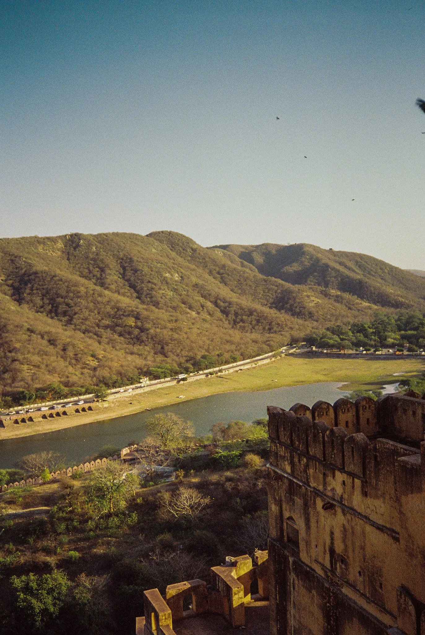 Aussicht von der Amber Fort in Jaipur. 