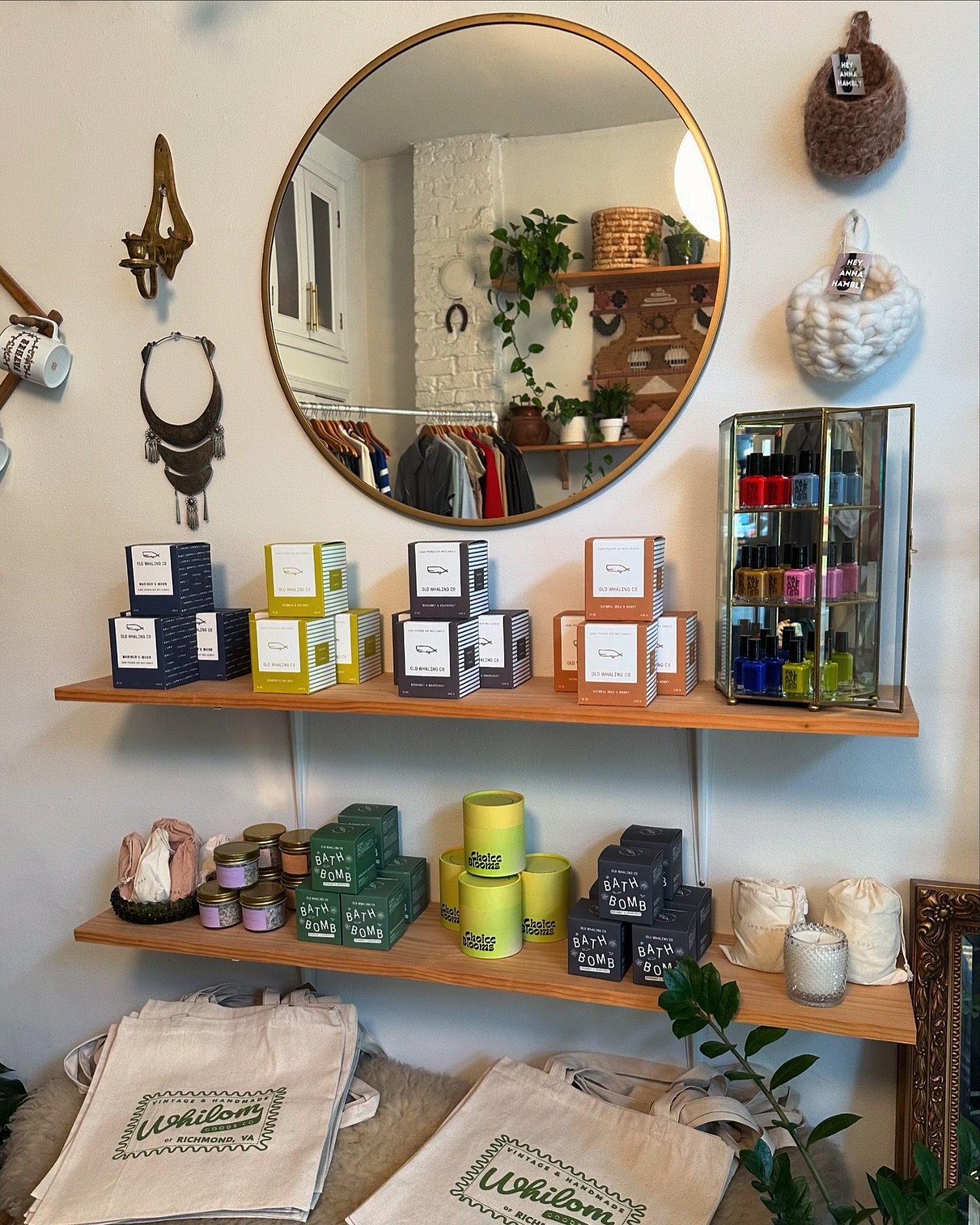 Adding so many fun new items to the shop this month! Candles, body products, nail polish, scarves + more. Perfect little gifts for you or a friend 🙂 Some items are already available on the website or shop in-person starting this weekend.