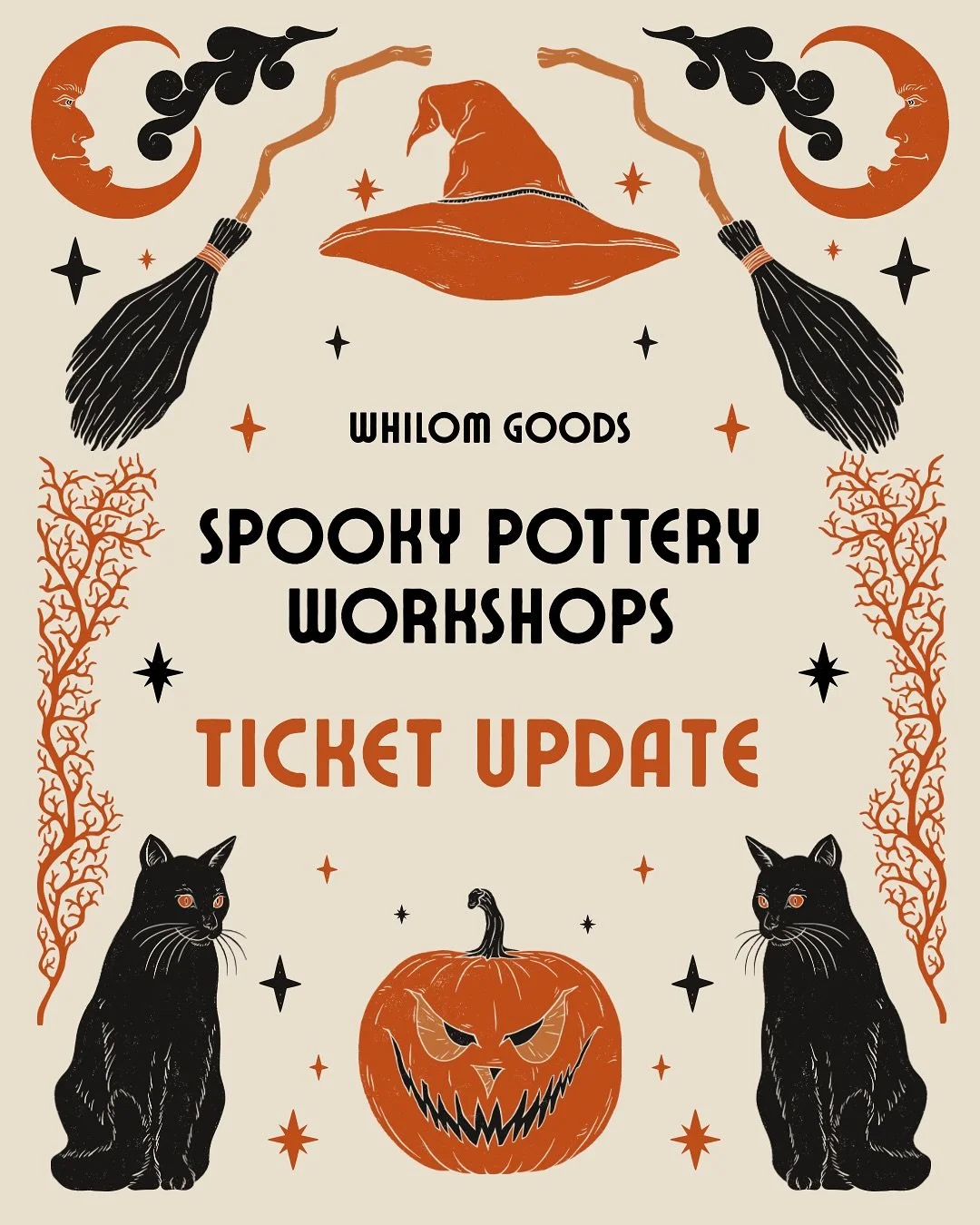🎃🎃🎃 A little workshop ticket update- 4 tickets total remaining! Huge thank you to everyone 🎃🎃🎃 Tickets linked in the bio

#rva #rvasmallbusiness #pottery #potteryworkshop #90shalloween