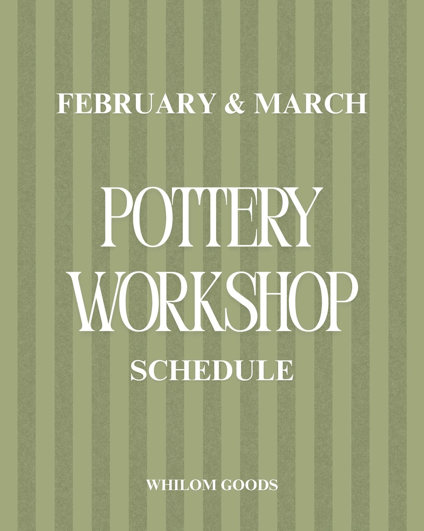 HNY, pals! Here&rsquo;s a look at the upcoming workshops for this February &amp; March. Take a look &amp; share with your friends. Tickets will be available starting January 15th @ 10AM. I can&rsquo;t wait to make cool things with you again soon!
