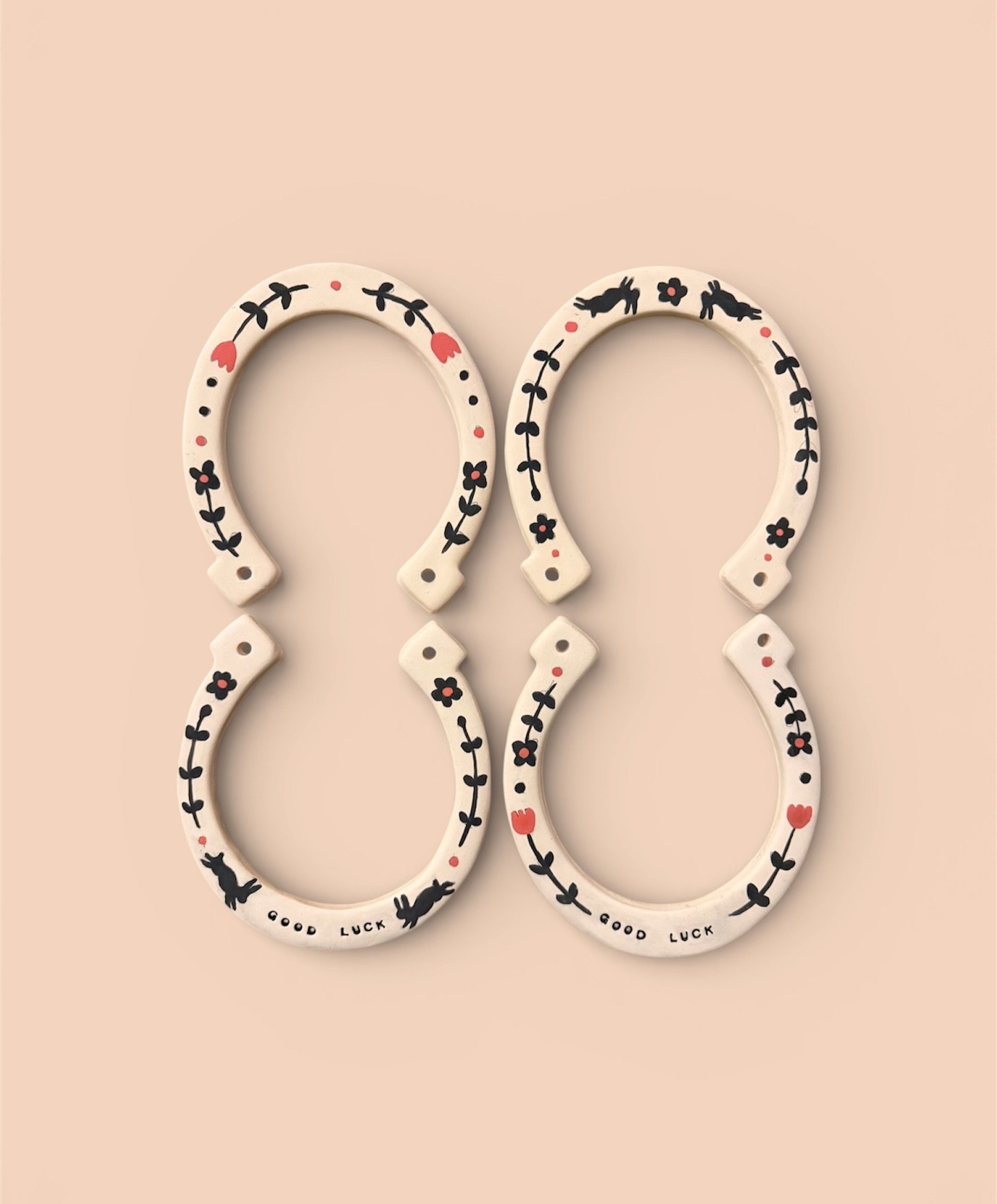 🐎🐎🐎 I&rsquo;ve been thinking about making these ceramic horseshoes for over a year, no better time than now 🐎🐎🐎 coming soon!