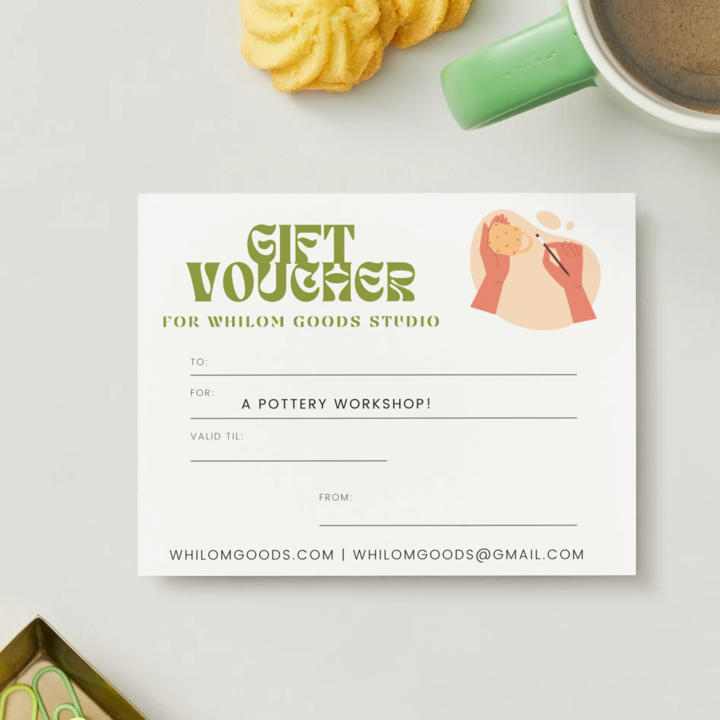 Pottery Workshop Gift Voucher
