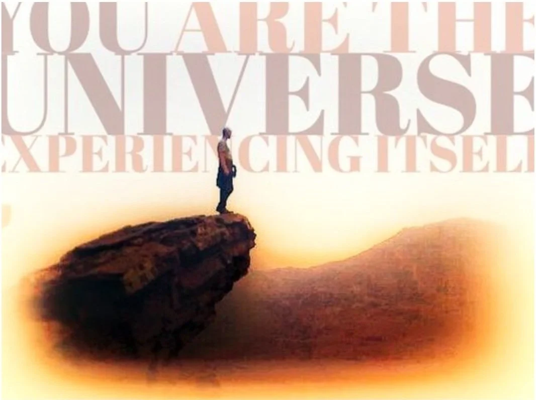 teapotmonk on cliff top looking to sky