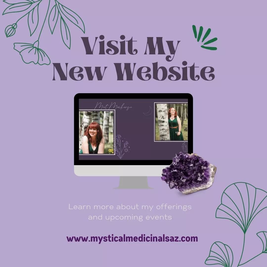 I am so excited to announce my brand new website!

You can now find lots of helpful information about what services and offerings I provide, check out the schedule of events, find details about my story and how I got started down this path and so muc