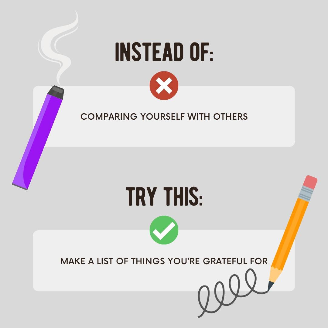 Just beginning your quitting journey? We're here to provide helpful tips and tricks along the way. 😊 Visit the link in our bio for all that and more! ⬆️
.
.
#escapefromvape #vapefree #safeteens #howtoquit #mentalhealth #ditchvape #healthyklamath #kl