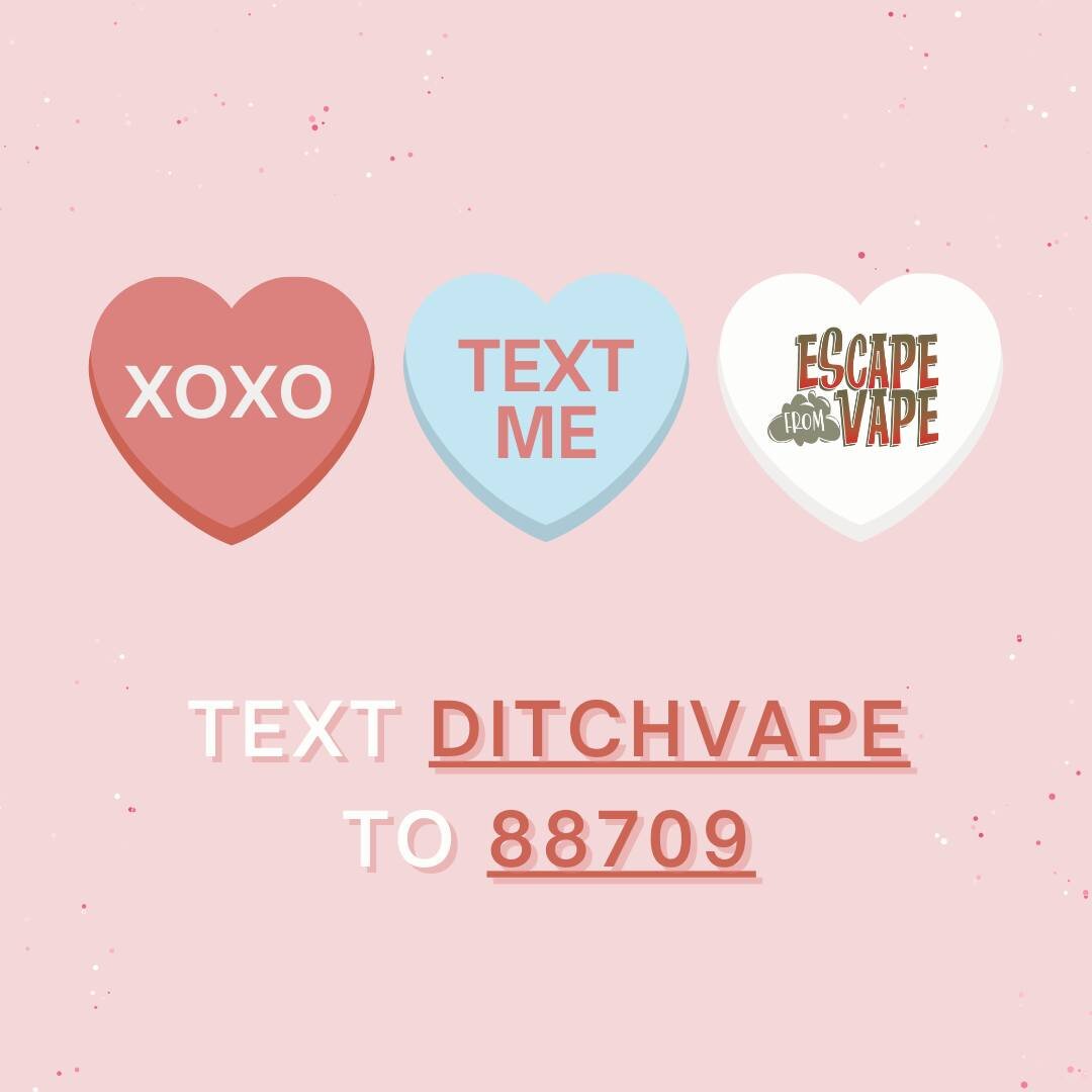 Feeling trapped in a cloud of vape? Break free and join us in a love affair with a healthier lifestyle! Text &quot;DITCHVAPE&quot; to 88709 now! ❤️🚭
.
.
#escapefromvape #vapefree #safeteens #howtoquit #mentalhealth #ditchvape #healthyklamath #klamat