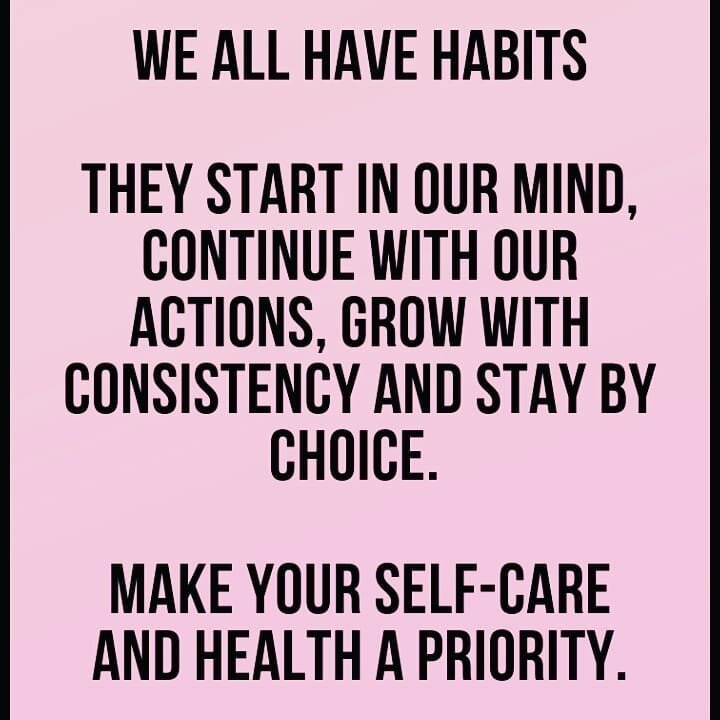 We know thrle secret to success is found in our daily routines/habits.  No quick fixes, no magic pills; just repeating those habits day after day..that's where your results are found.
 Are they're any old habits that aren't serving you, that you'redo