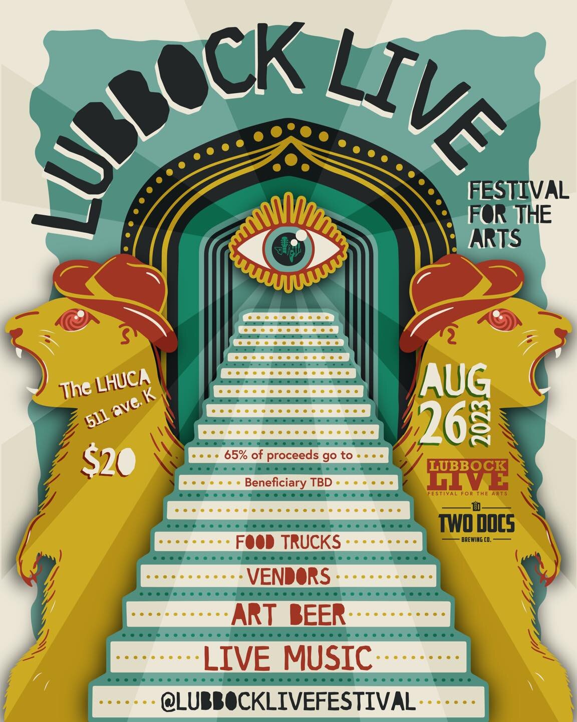 It&rsquo;s time to mark your calendars 📆✍️

Lubbock Live is back for its third year on Saturday, August 26th! 🤘

-
Be on the lookout for future posts about ticket sales, vendors, performers, and how you can apply, or nominate, this year&rsquo;s art