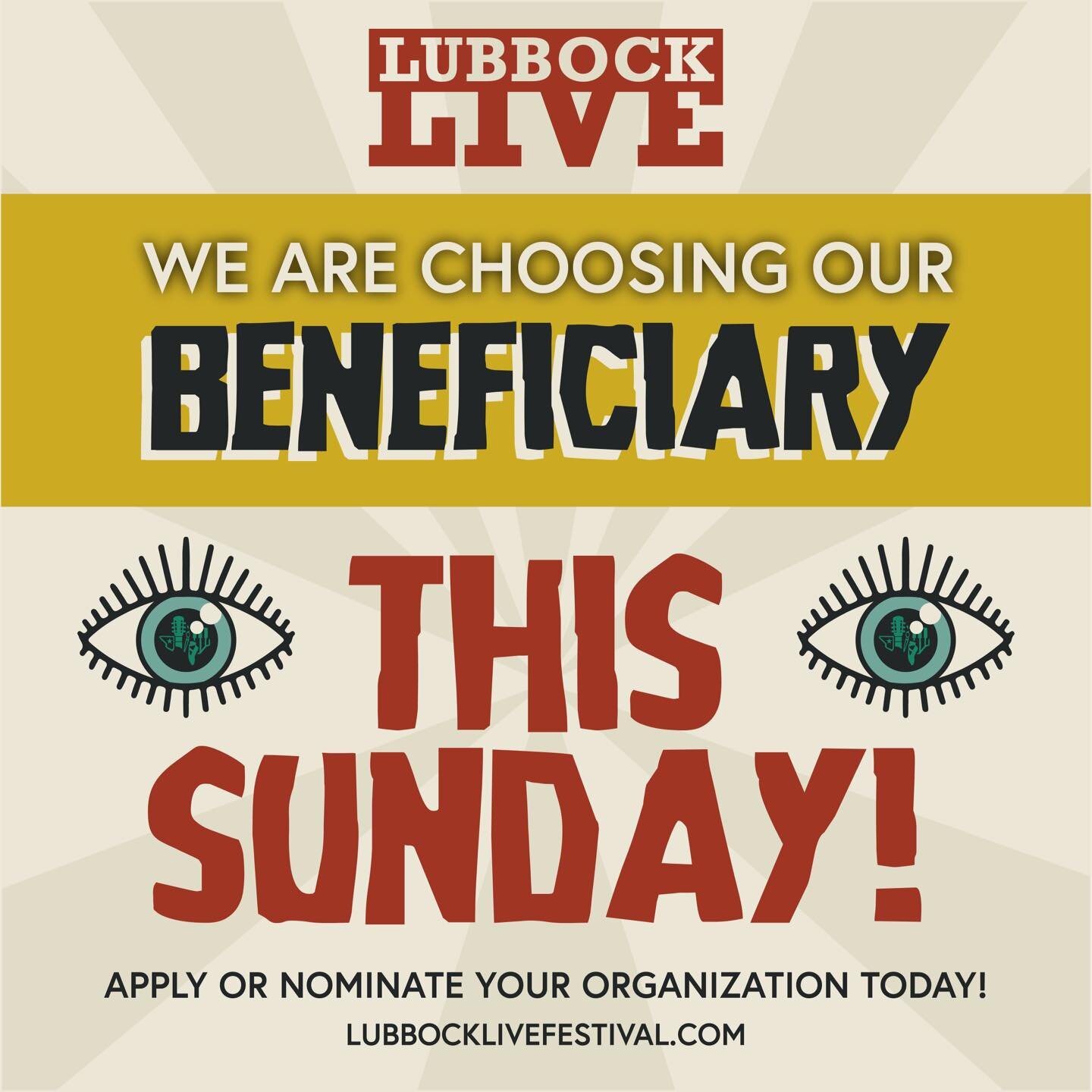 Sunday is the FINAL CALL for beneficiary applications! 😬

If you haven&rsquo;t submitted an application yet time is ticking.⏰

If your organization wants to apply to be this year's beneficiary, or if you want to nominate a deserving organization, vi