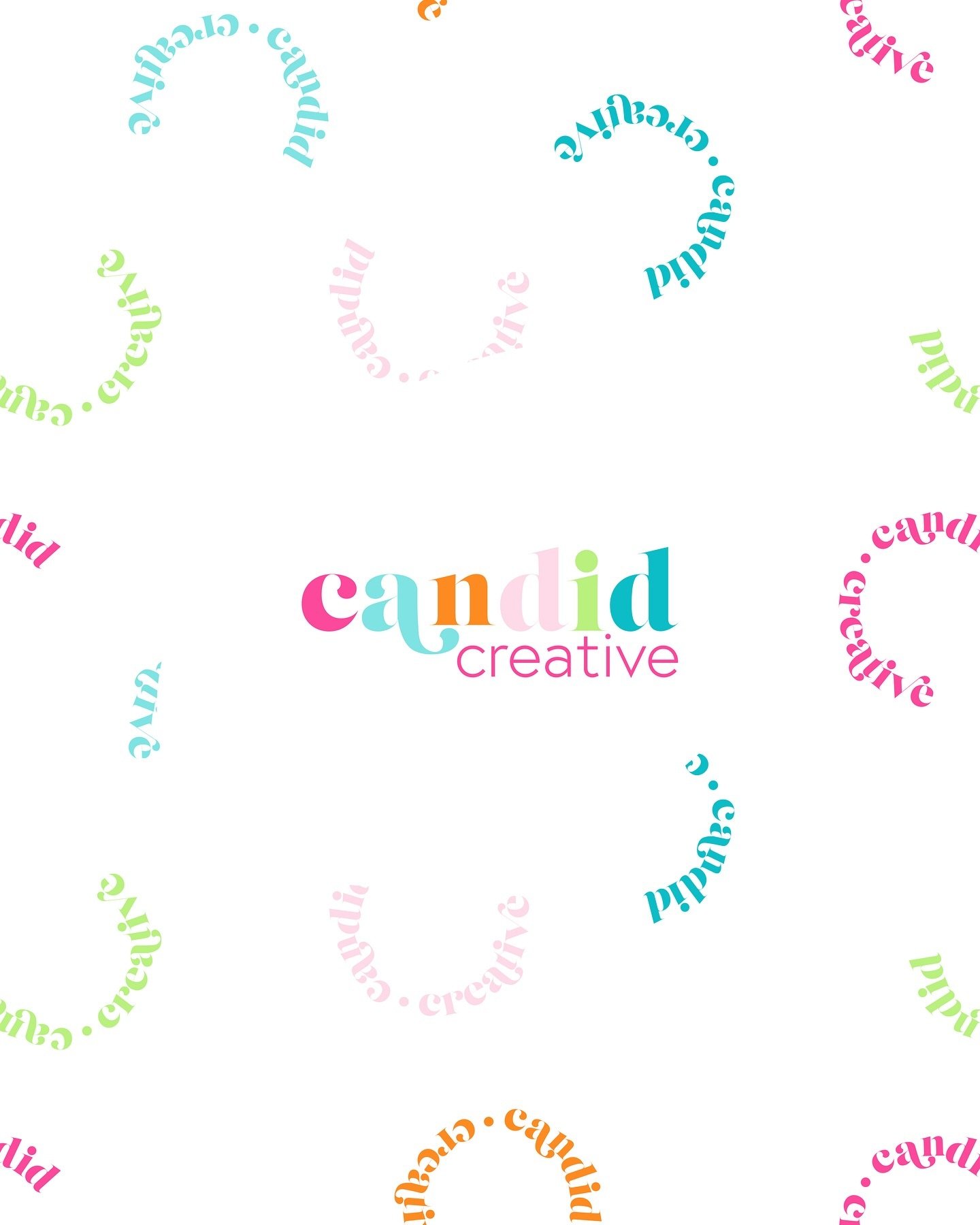 Okay one more post about Candid Creative ✨ The color and joy in this branding is too good not to share! We did a full custom brand identity and website design for Candid Creative so they can stand out in their unique place in the market. Their work i