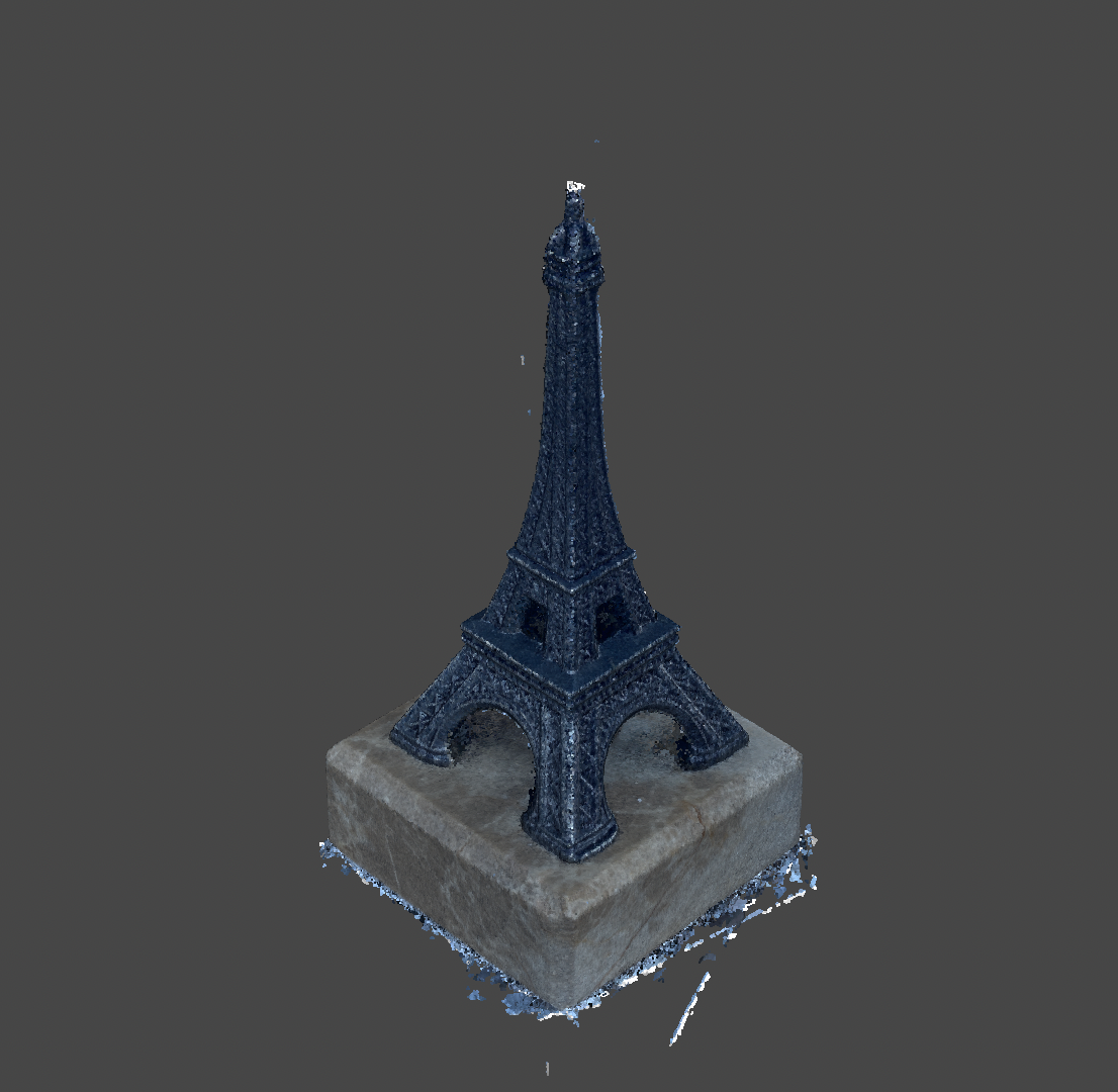 3D rendering of the figurine