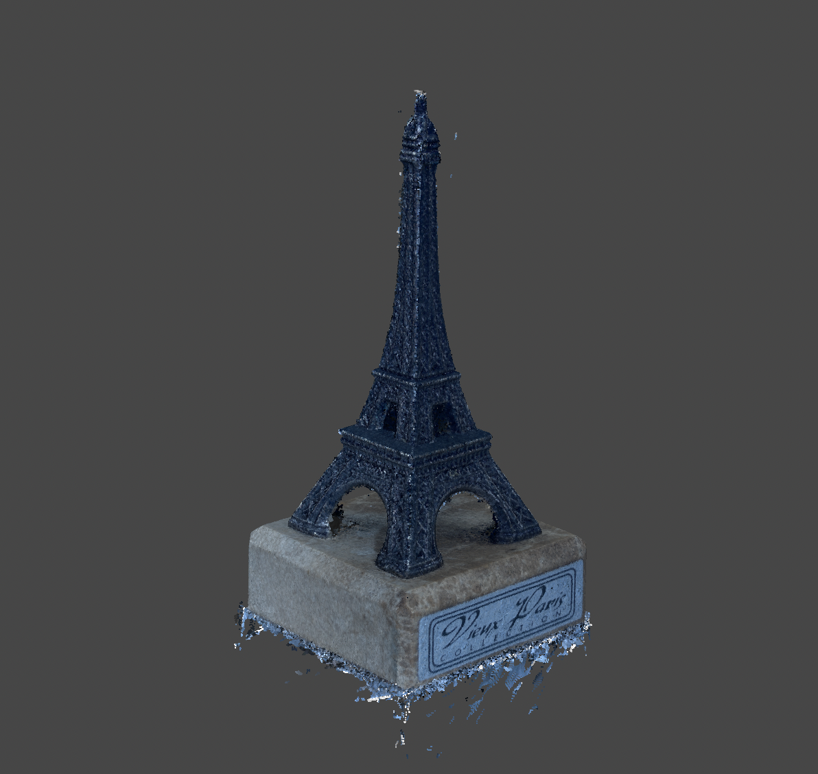 3D rendering of the figurine