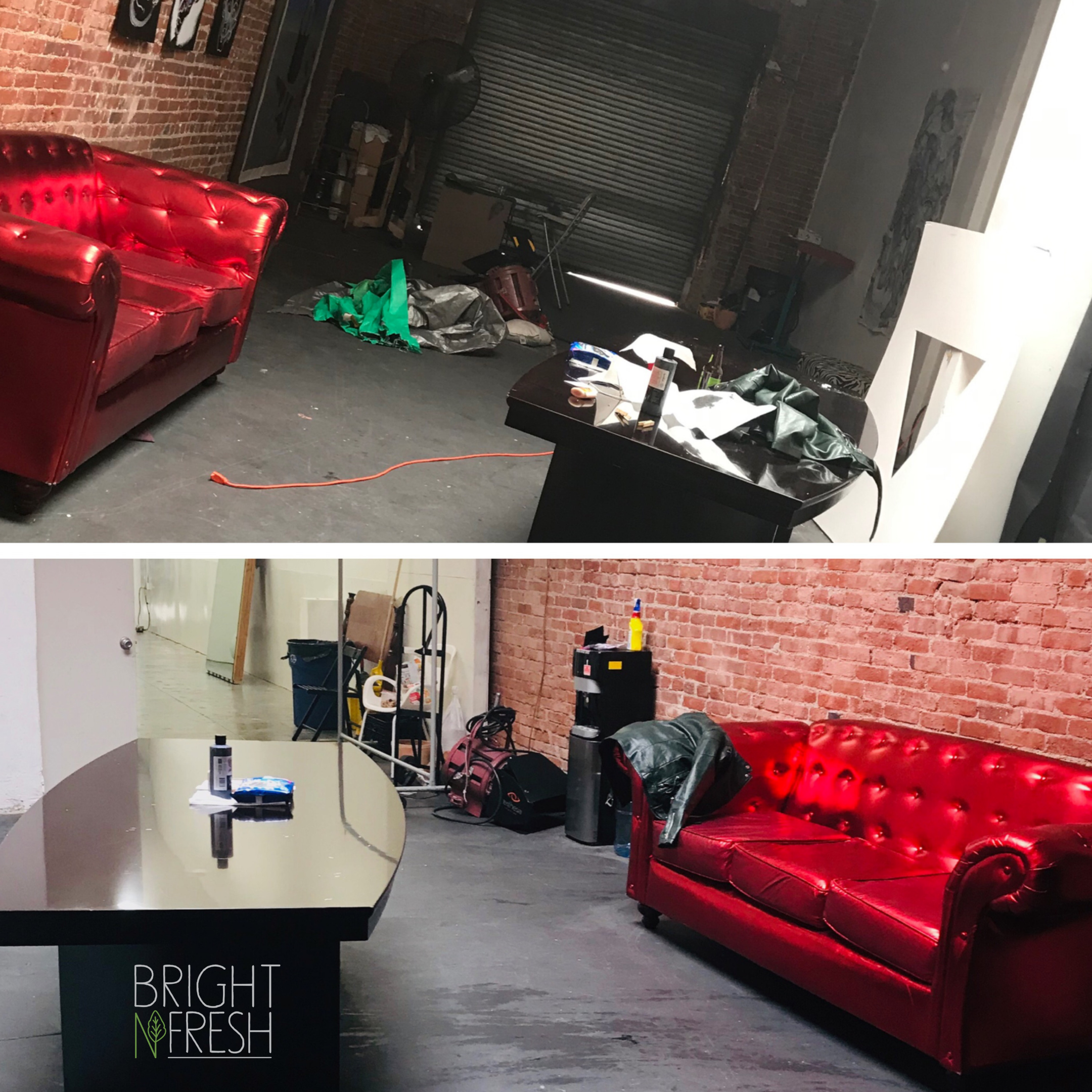 Before and After Cleaning