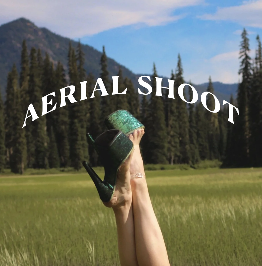 Mountain River Aerial Dance Shoot