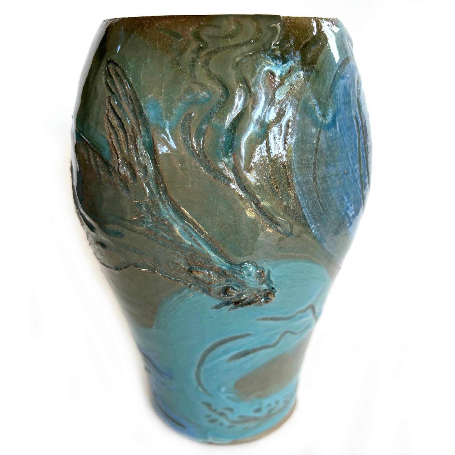 Swimming Sea Lion Vase