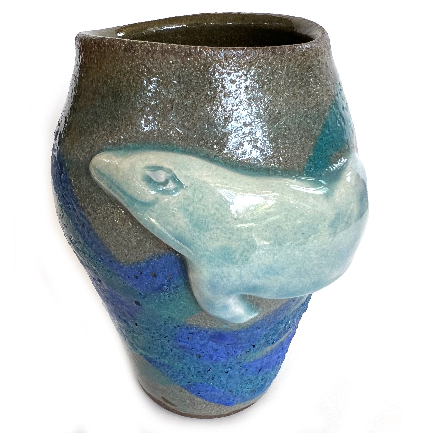 Dolphin Vase