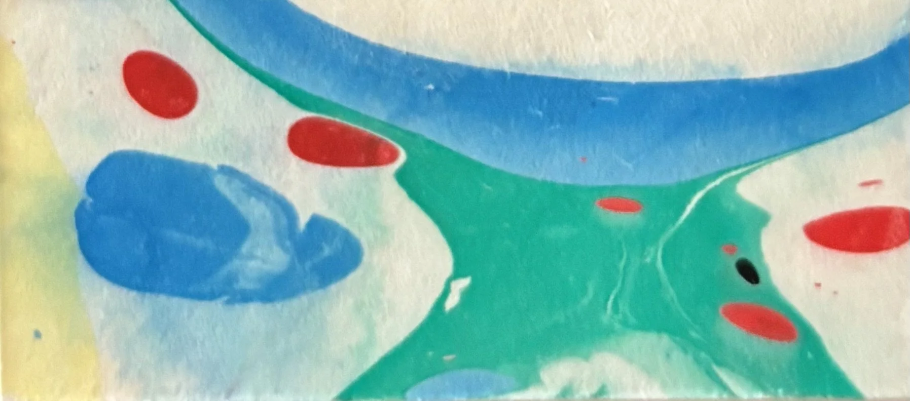 Limited Edition of 12 Handcrafted Magnetic Marbled Paper Bookmarks