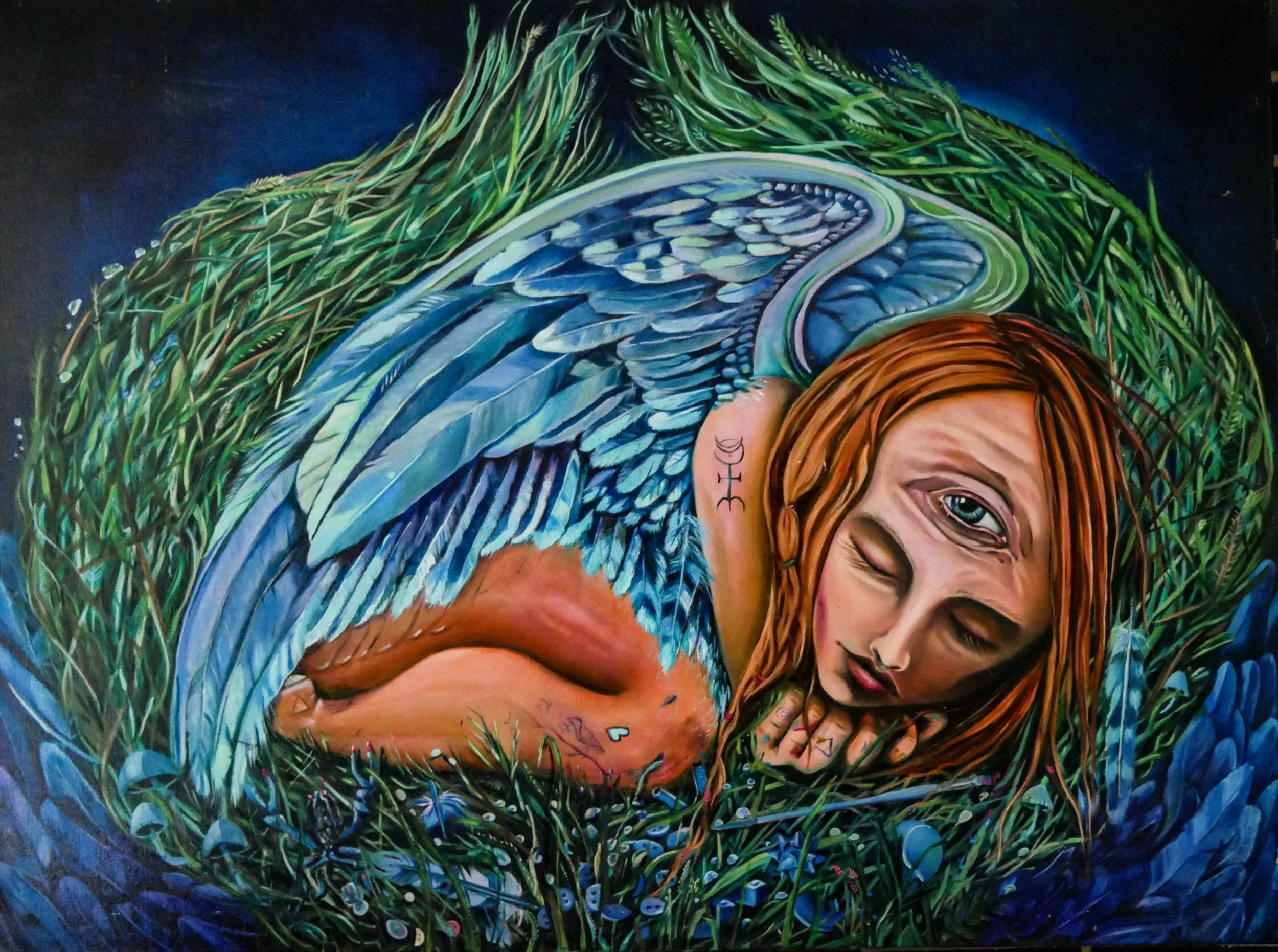 The Bower Bird 91x122.jpg