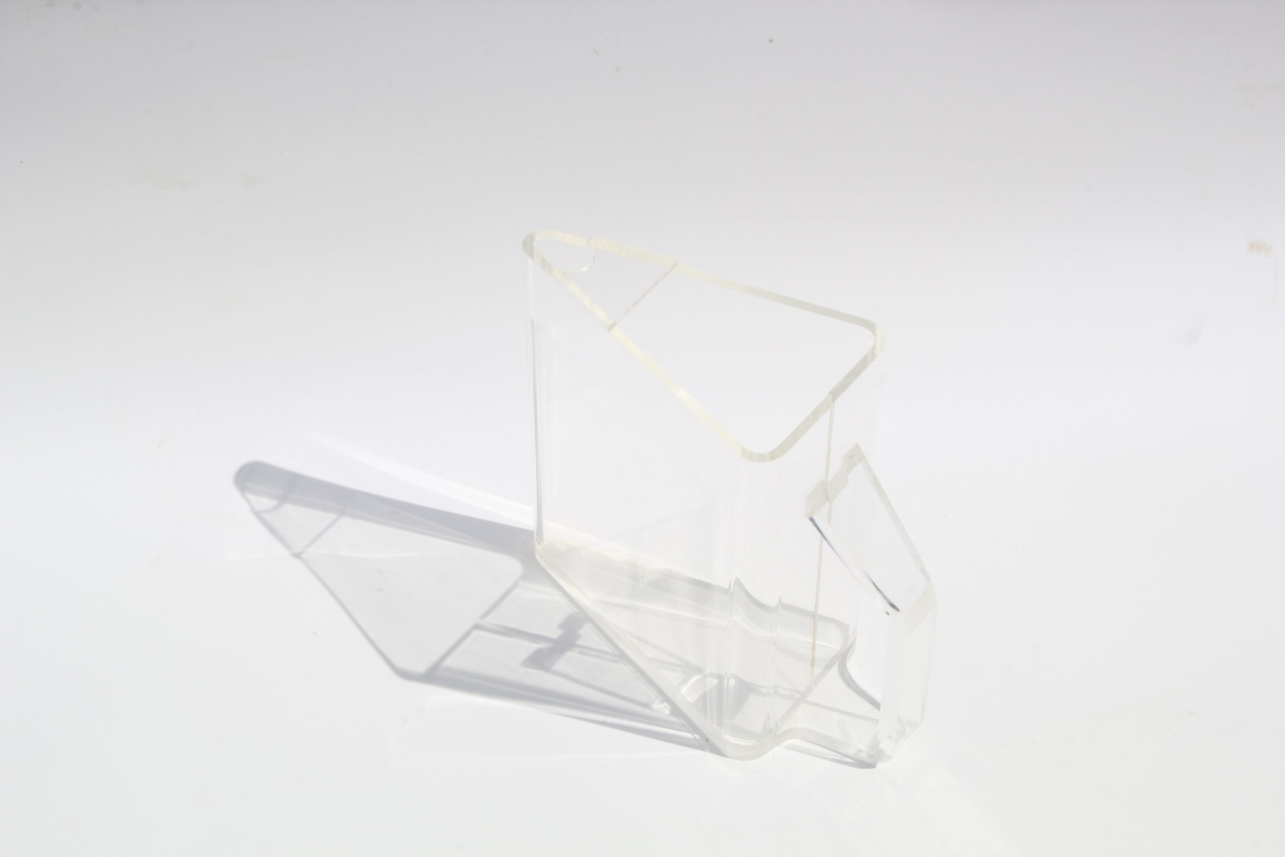 Mid Century Acrylic Triangle Pitcher