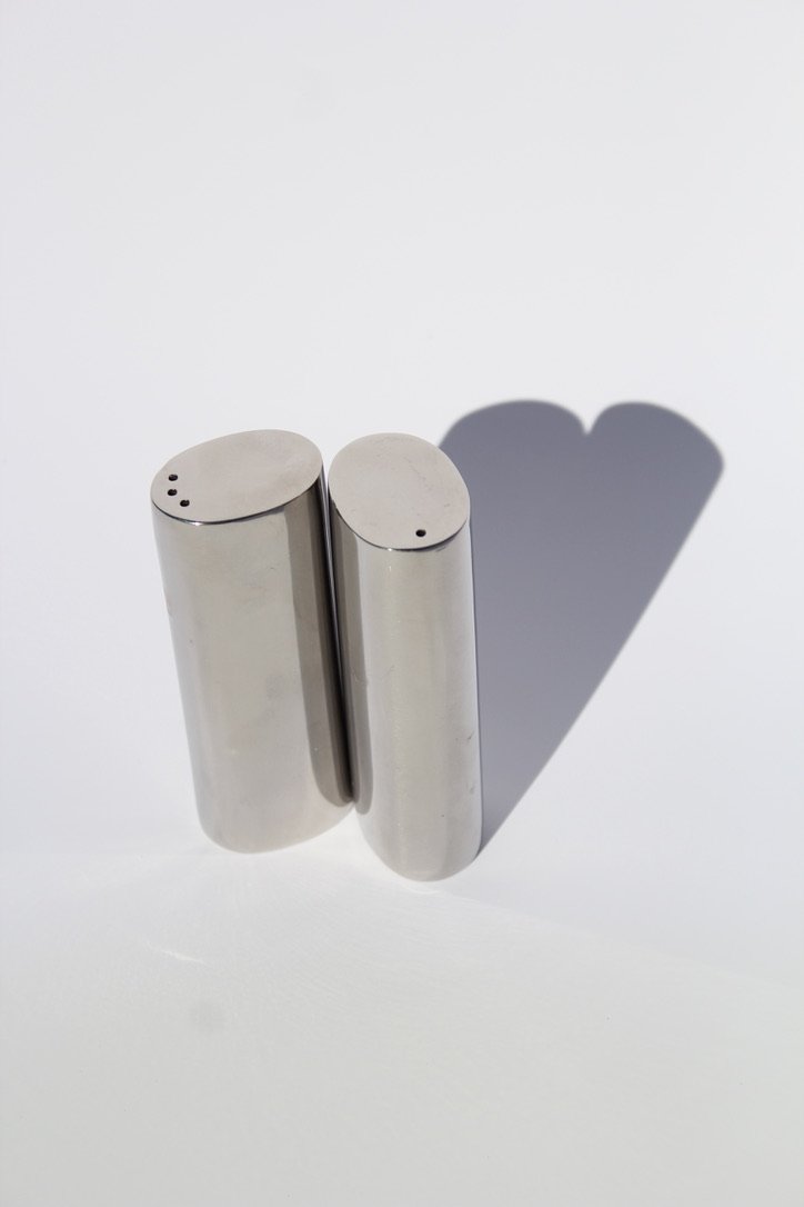 Swedish Stainless Steel Salt & Pepper Shakers