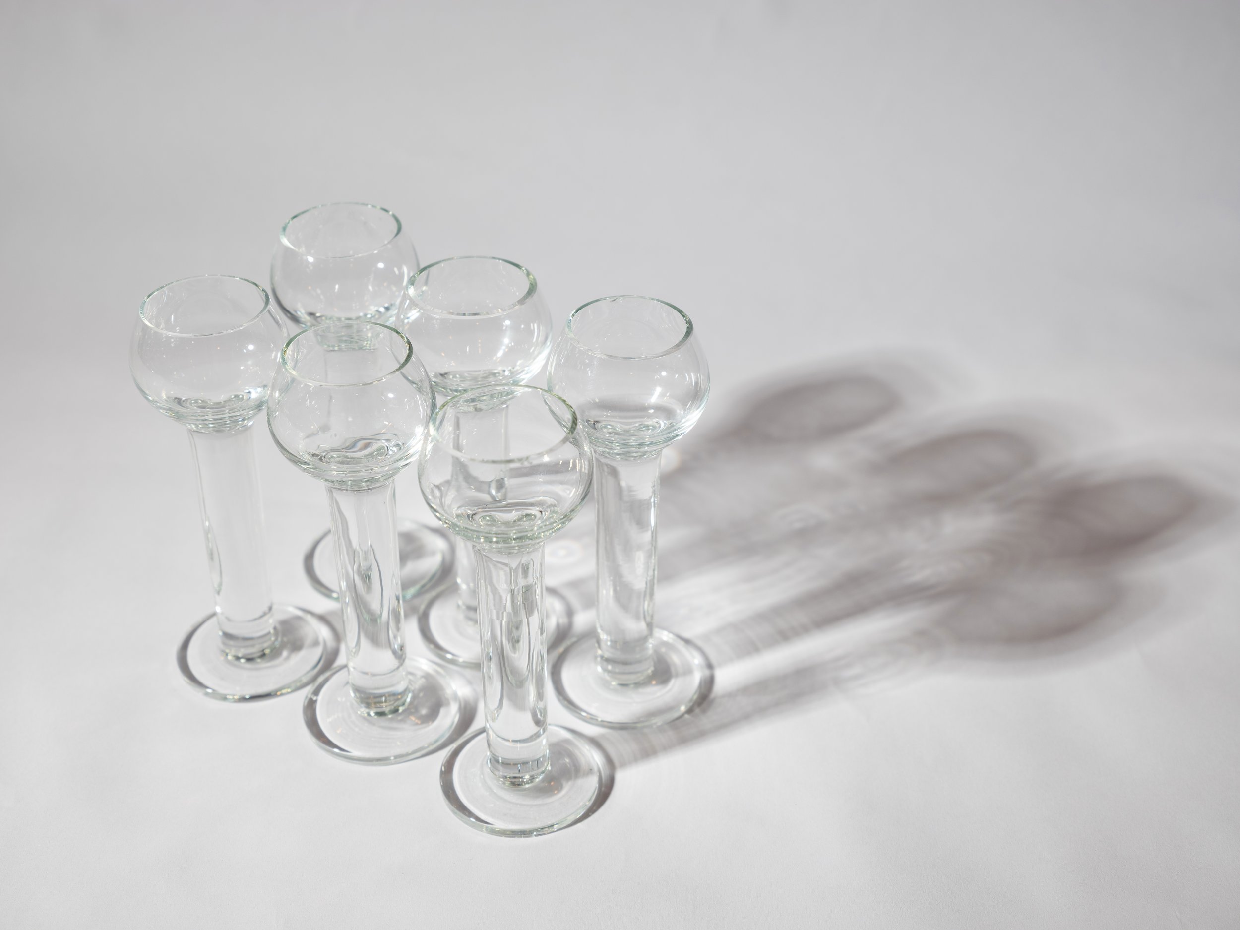 Vintage Magnor Stemmed Aperitif Glasses – Set of 6 (1980s, Norway)