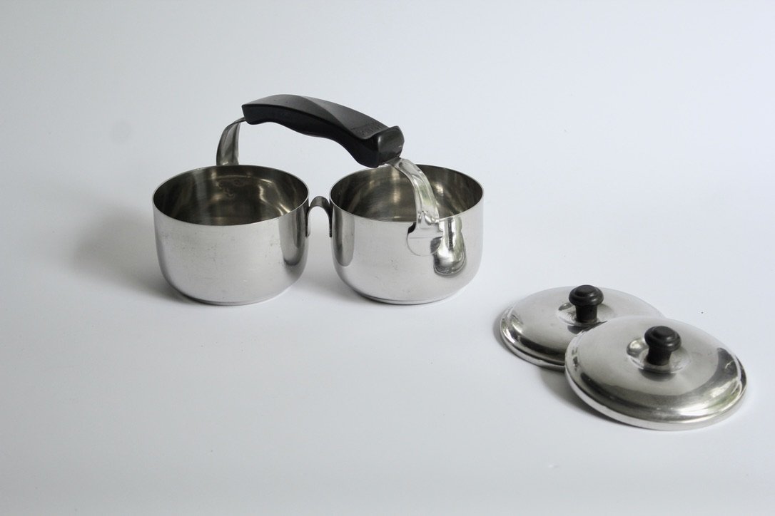 Stainless Steel Condiment Holder – Argentinian Yerba Mate & Sugar Bowl