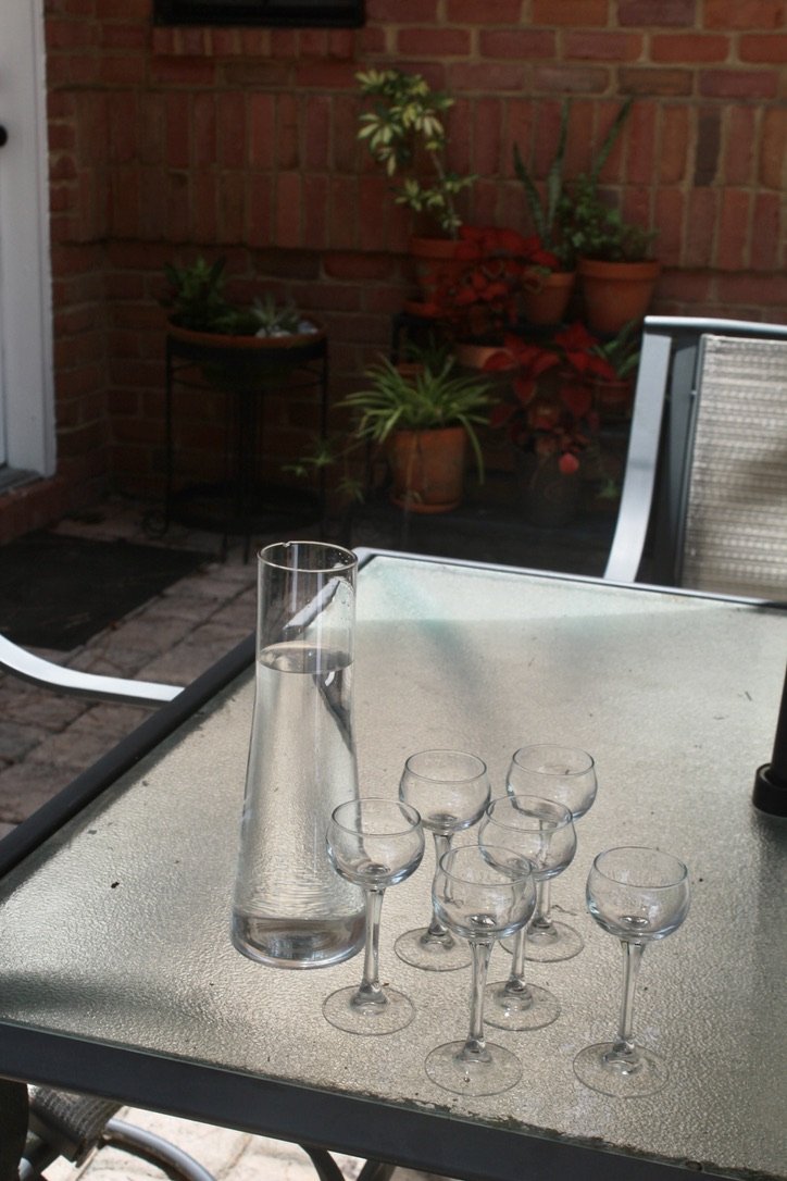Mid Century Stemmed Liquor Glasses