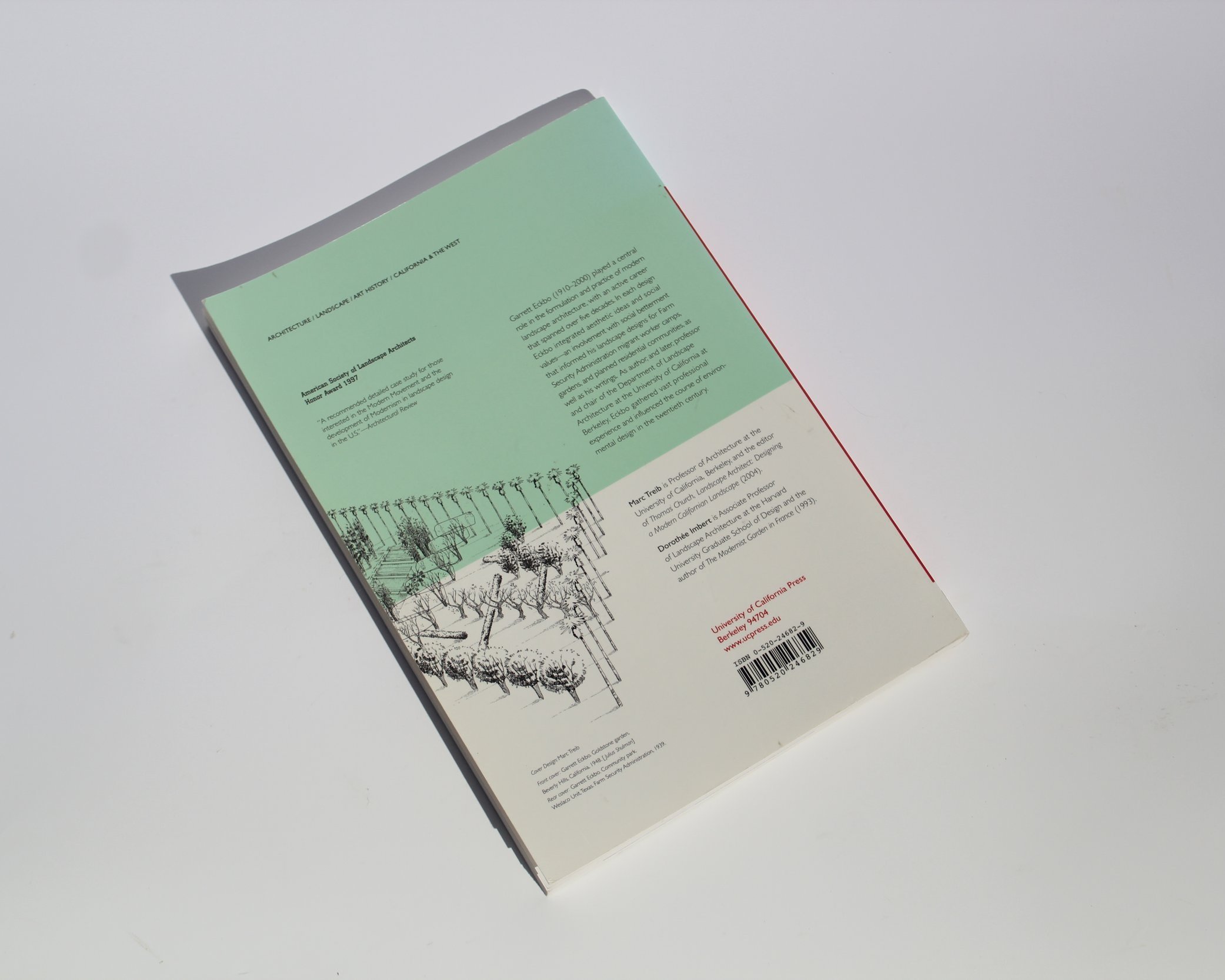 Garrett Eckbo: Modern Landscapes for Living – Vintage Softcover Architecture Book