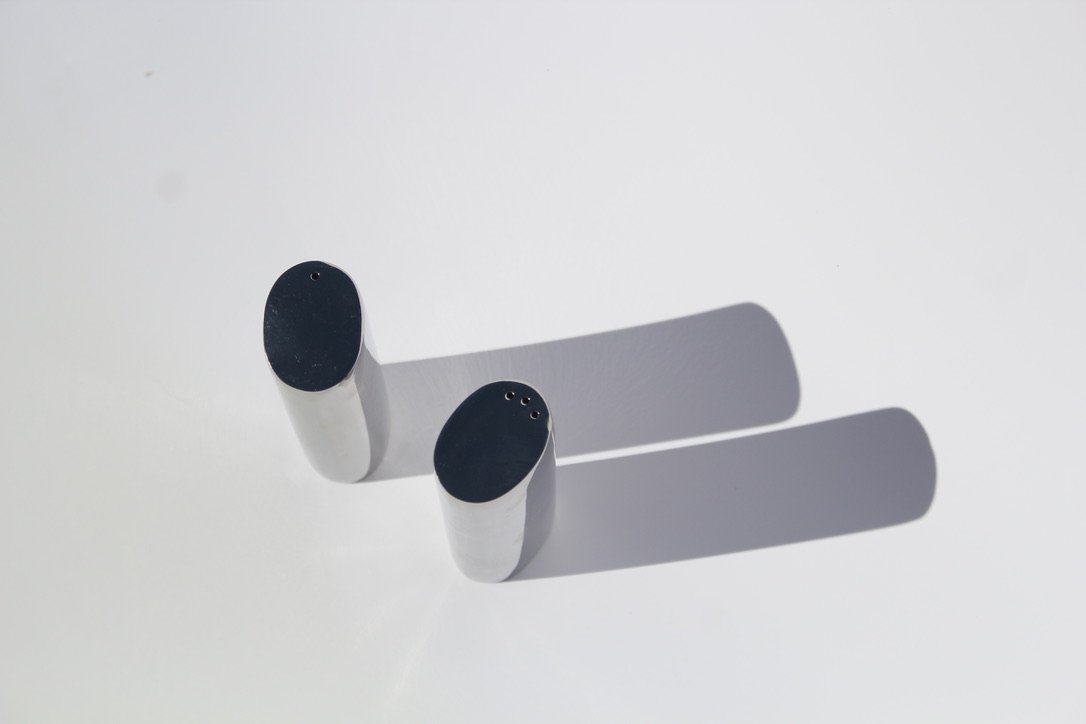 Swedish Stainless Steel Salt & Pepper Shakers