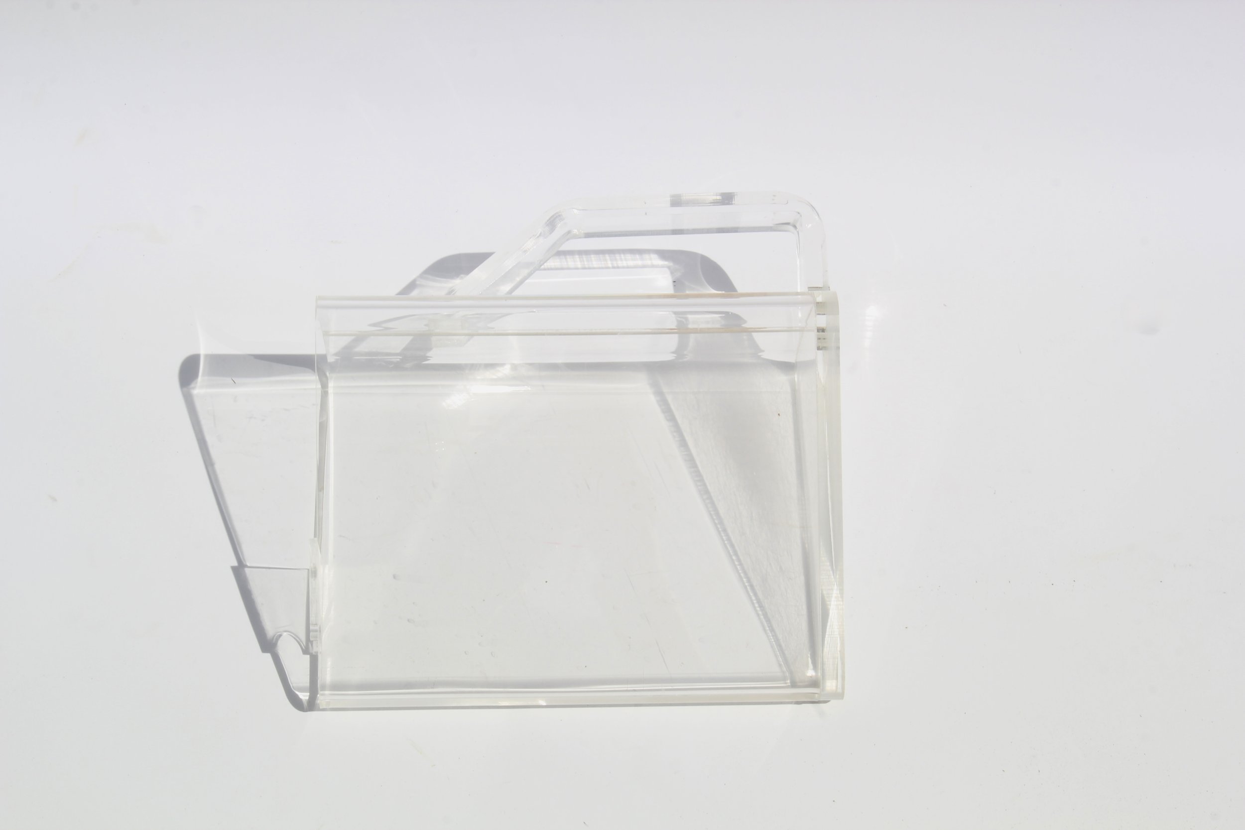 Mid Century Acrylic Triangle Pitcher
