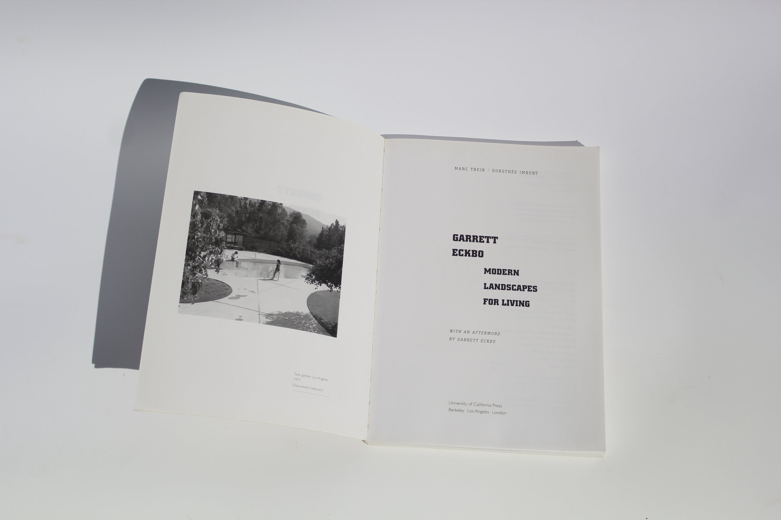 Garrett Eckbo: Modern Landscapes for Living – Vintage Softcover Architecture Book