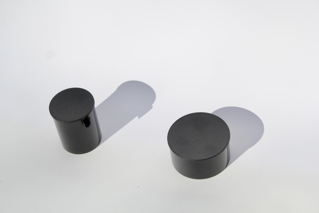 Erik Magnussen for Stelton Denmark black sugar bowl & milk jug
