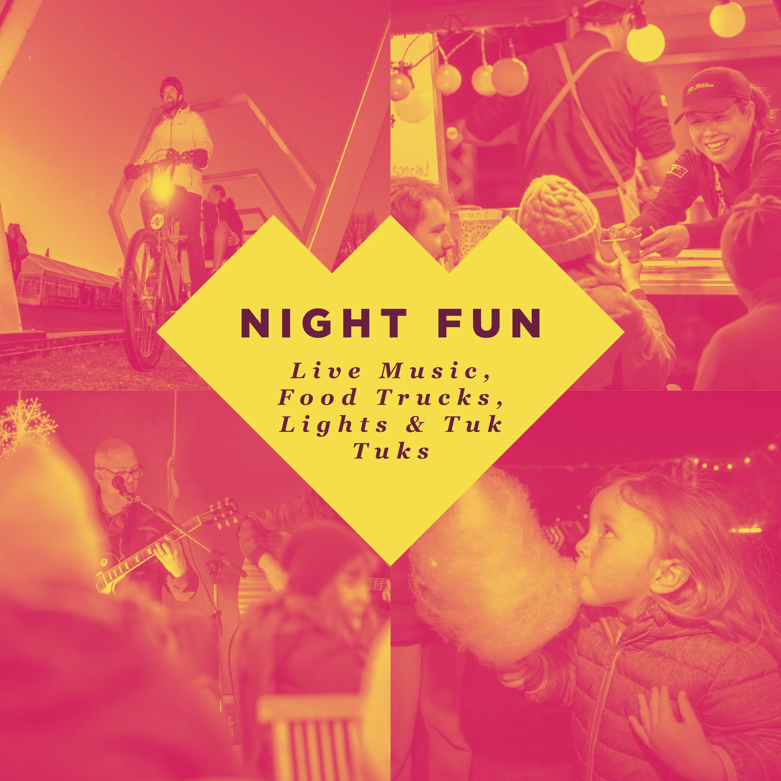 Night Family Fun on the Domain