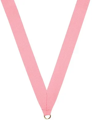 Pink Ribbon with snap clip