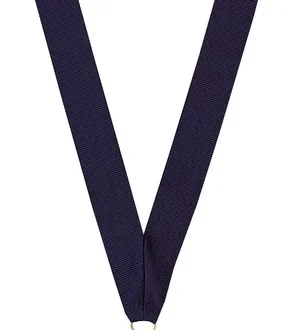 Navy Ribbon with snap clip
