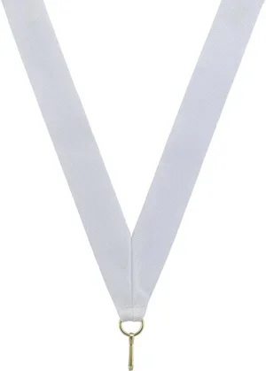 White Ribbon with snap clip