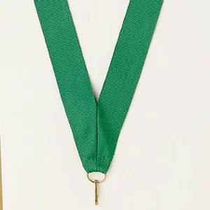 Green Ribbon with snap clip
