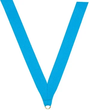 Light Blue Ribbon with snap clip