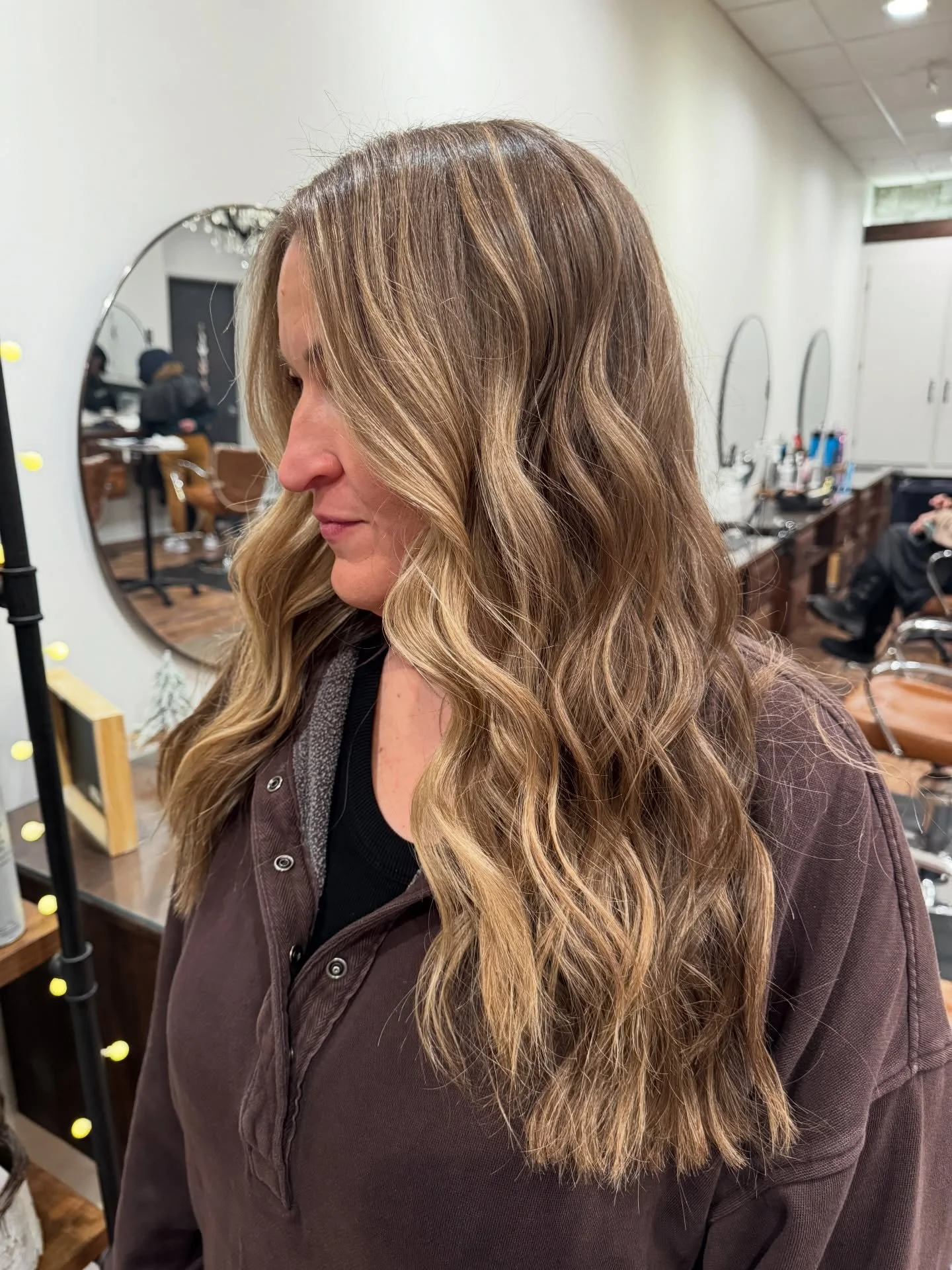 Just enough blonde 🤗  @leanne_frost my forever hair model 😉