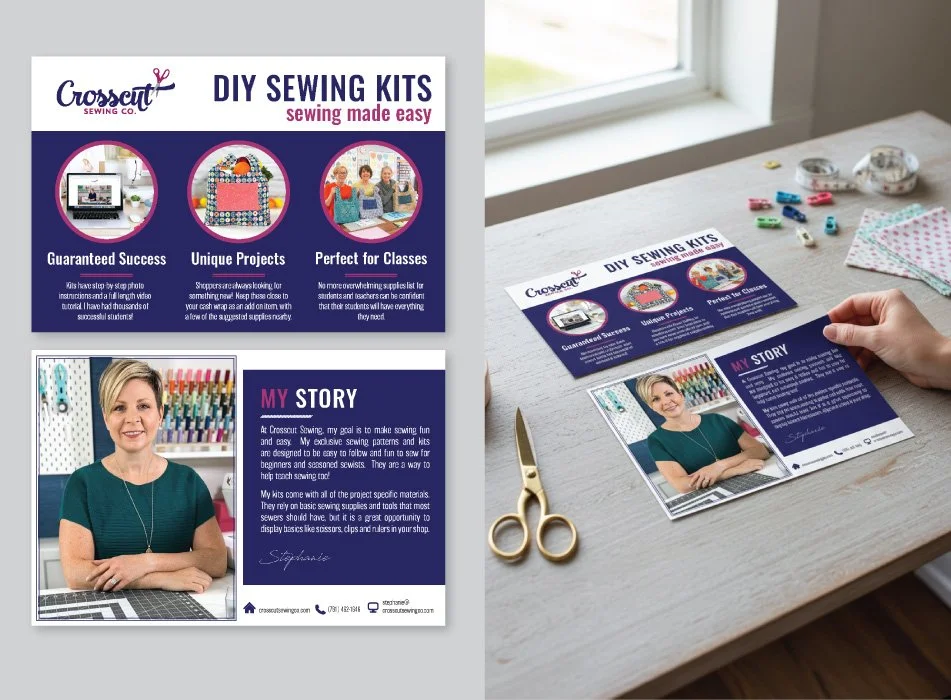 Postcard for distribution to wholesale leads.