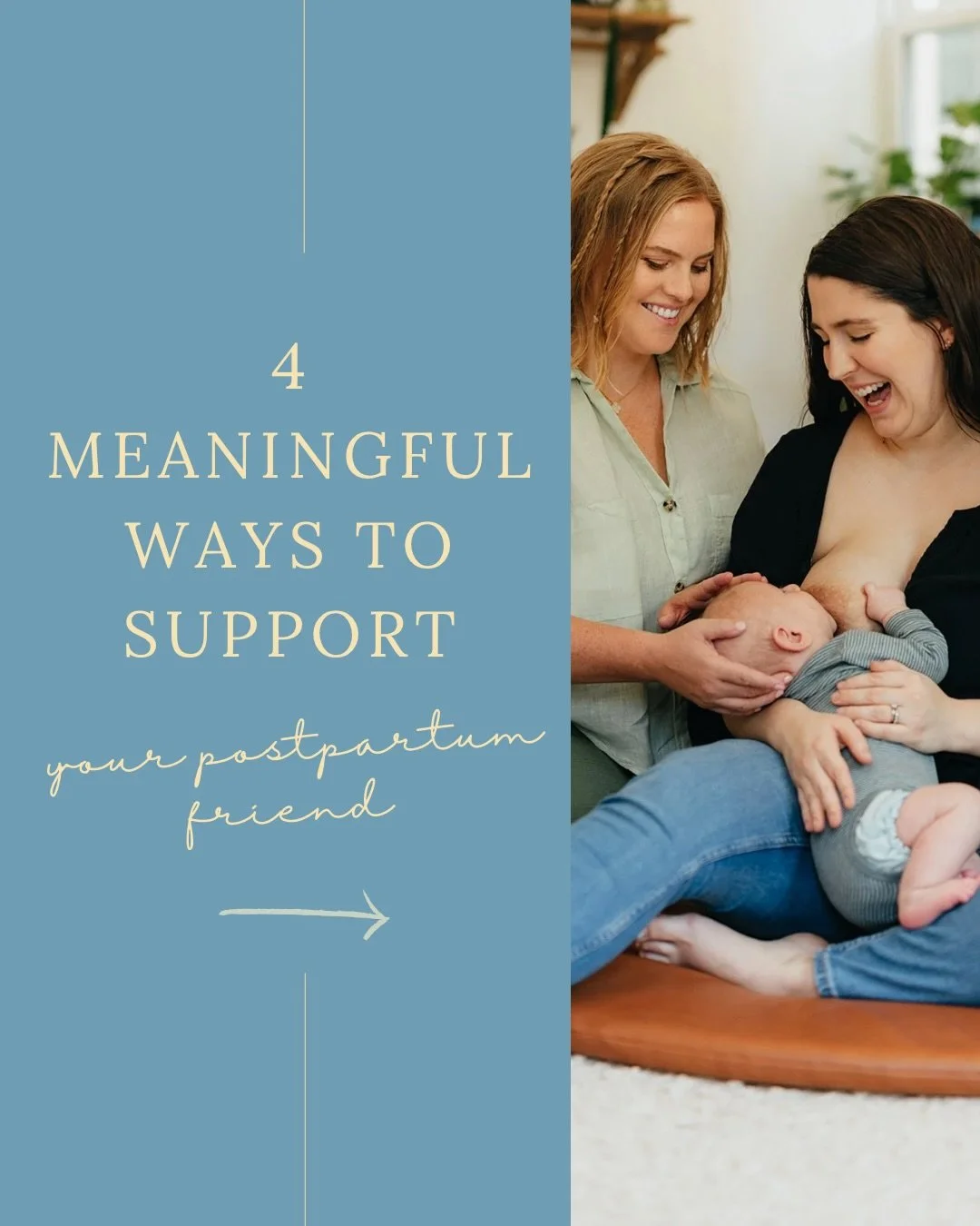 Postpartum is a season to be held through.

Held with warm food left at the door.

Held with hands that fold laundry without asking.

Held with care that tends to both the mother and the baby &mdash; together.

When a mother is supported in postpartu