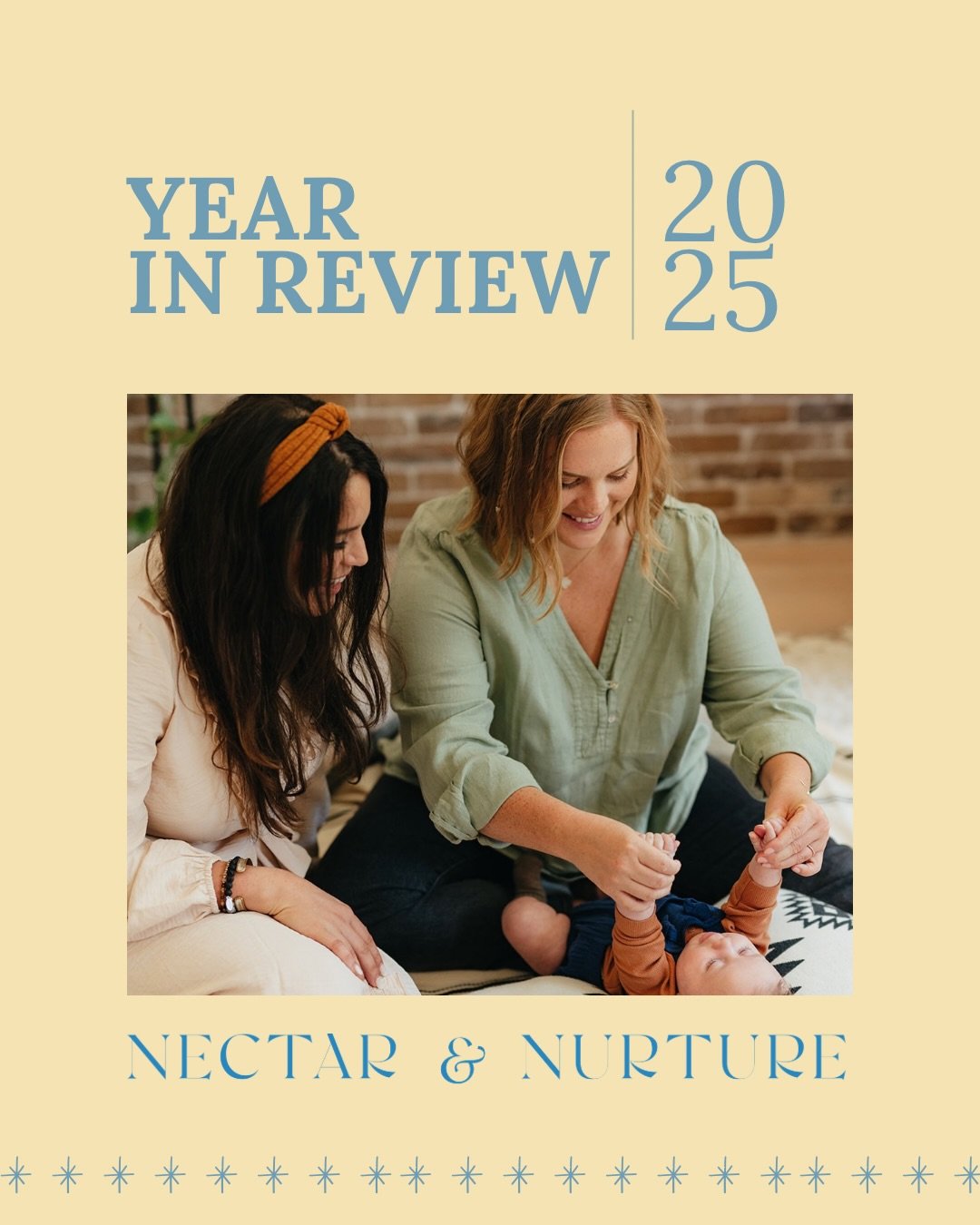 This year was made of
206 families
and 655 moments of care &mdash;
but what it held was something harder to measure.

Pauses.
Exhales.
Hands resting where bodies needed to be met.

It looked like listening before doing.
Like honoring the nervous syst