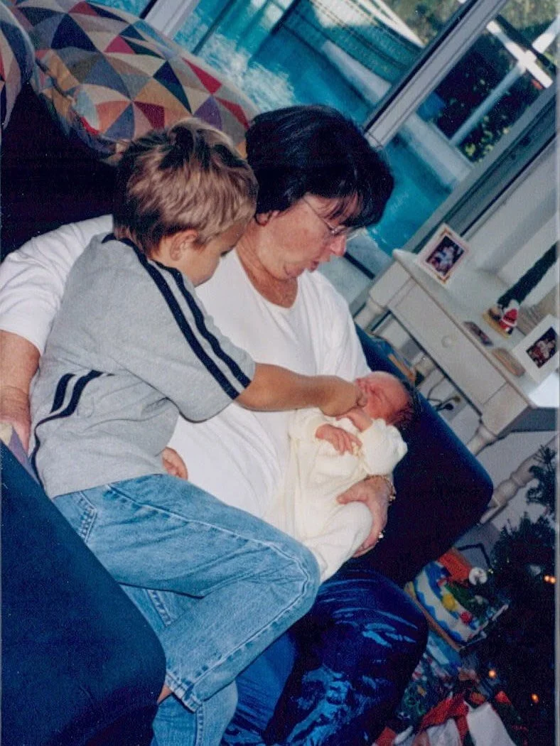 A week ago, the day after Christmas, I sat beside my grandmother as she took her last breath.

She was the original baby whisperer in our family.
Our village.
The one who always showed up.

Every time a grandchild was born &mdash; all ten of them &md