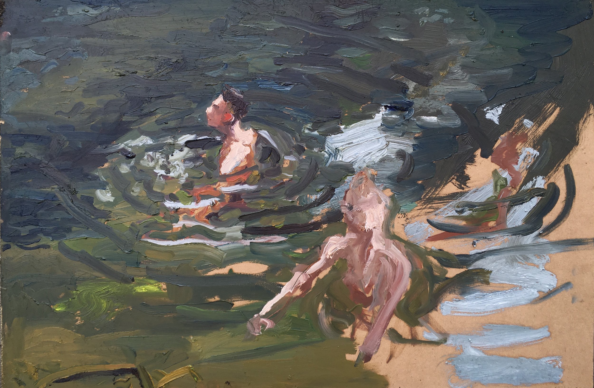 Swimmers in the River 2018
