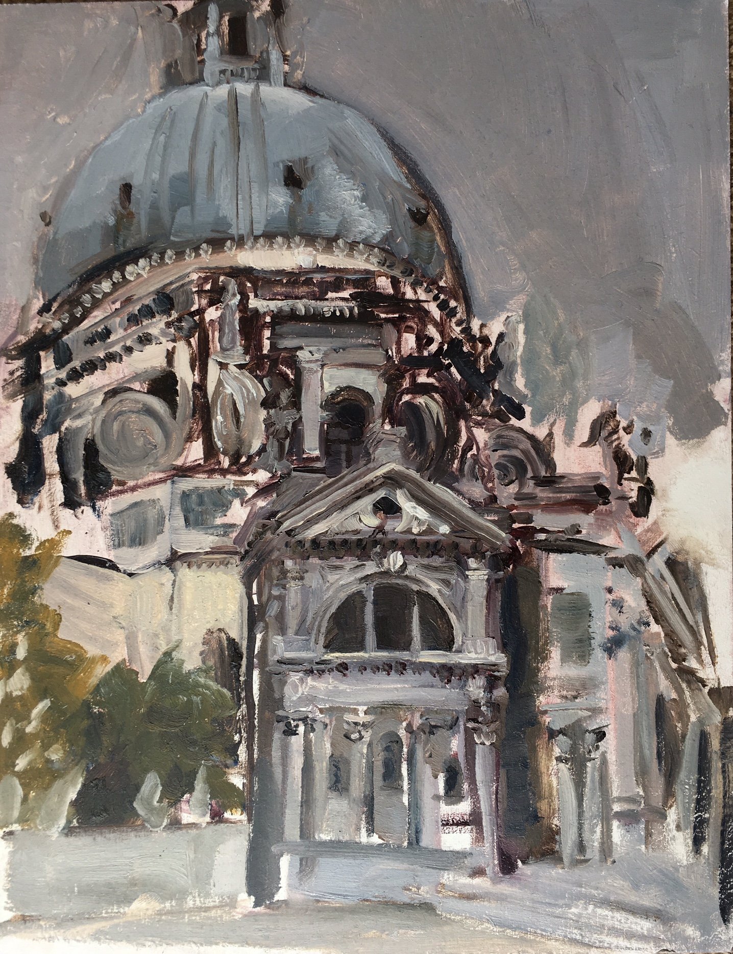 Basilica di Santa Maria della Salute Venice in Rain 2017