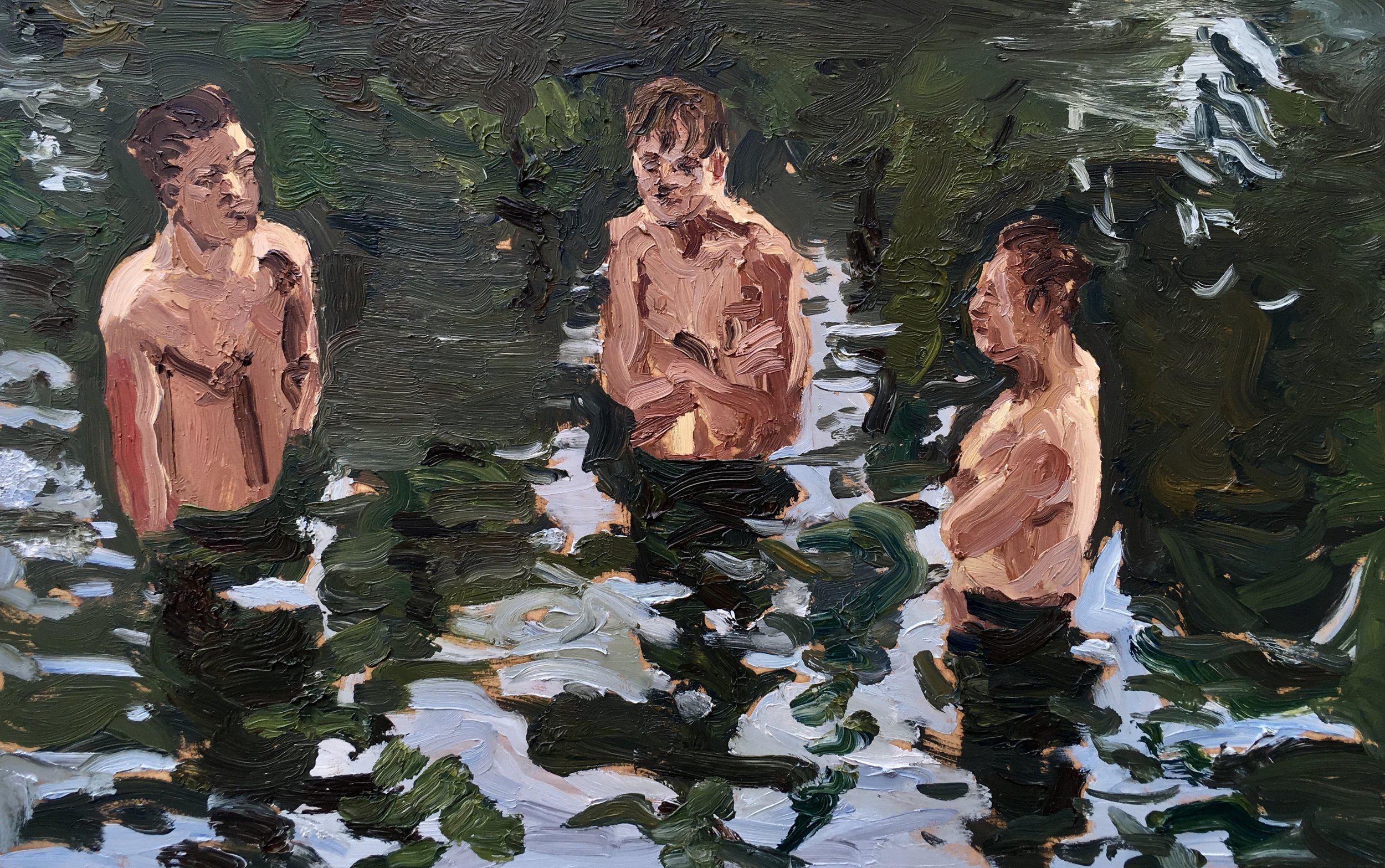 Three Friends in the River 2018